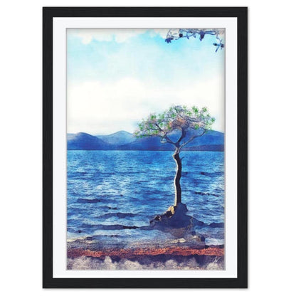 Loch Lomond Watercolor Print, Balmaha Bay Scottish Landscape Decor