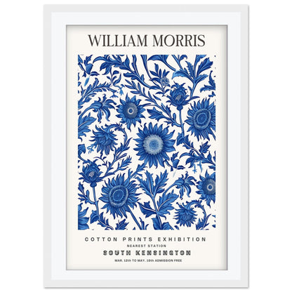 William Morris African Marigold Print, V&A Museum Exhibition Poster, Arts and Crafts Lily Wall Art, Vintage Giclee Paper Print, Framed