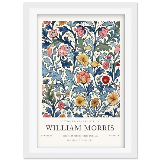 William Morris Bluebell Art Print, History of British Design Poster, Colorful Botanical Wall Art, Giclee Museum Poster, London Gallery Decor