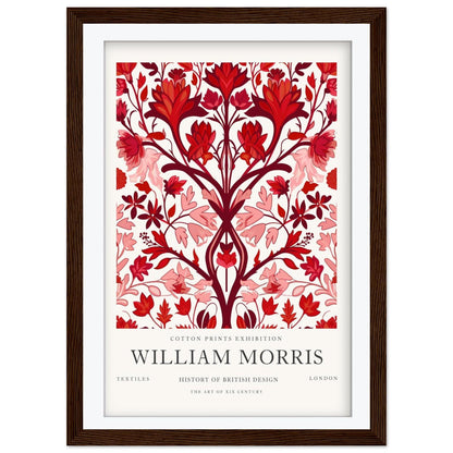 William Morris Peony Art Print, History of British Design Poster, Peach Floral Wall Art, Giclee Museum Poster, South Kensington London Decor