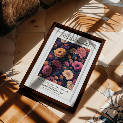 William Morris Seaweed Art Print, V&A Museum Exhibition Poster, Arts and Crafts Coastal Wall Art, Vintage Print, Framed Botanical Art
