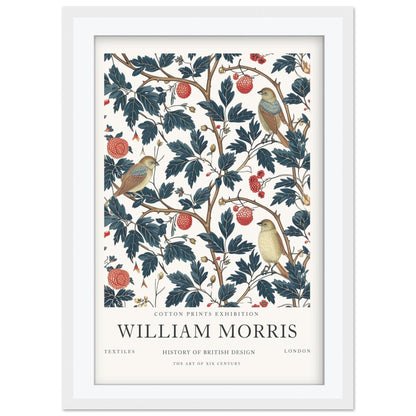 William Morris Wandle Art Print, V&A Museum Exhibition Poster, Arts and Crafts Meadow Wall Art, Giclee Paper Print, Framed Botanical Poster
