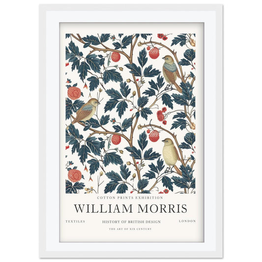 William Morris Wandle Art Print, V&A Museum Exhibition Poster, Arts and Crafts Meadow Wall Art, Giclee Paper Print, Framed Botanical Poster