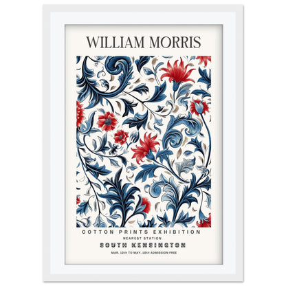 William Morris Snakehead Art Print, V&A Museum Exhibition Poster, Dark Botanical Wall Art, Giclee Paper Print, Arts and Crafts Framed Poster