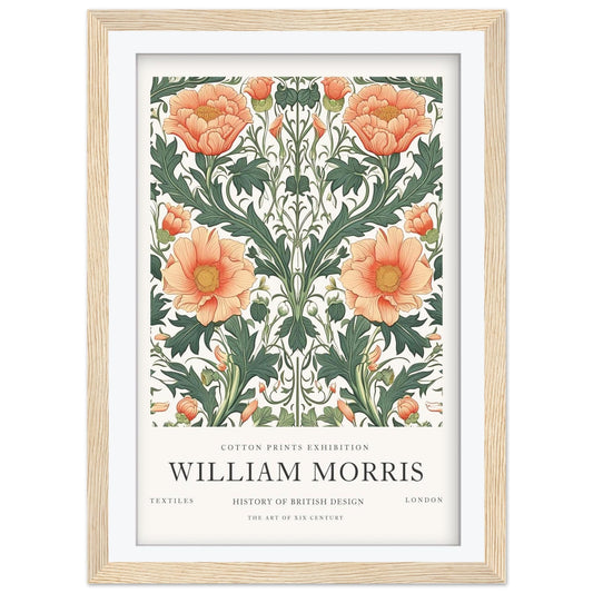 William Morris Windrush Art Print, V&A Museum Exhibition Poster, Art Nouveau Botanical Wall Art, Giclee Paper Print, Framed Art Poster